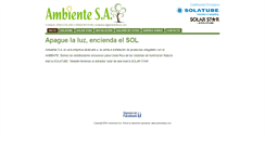 Desktop Screenshot of ambientesa.com